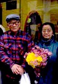 Uncle Ng with Asian American Arts Centre co-founder Eleanor Yung