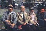 Uncle Ng seated with friends